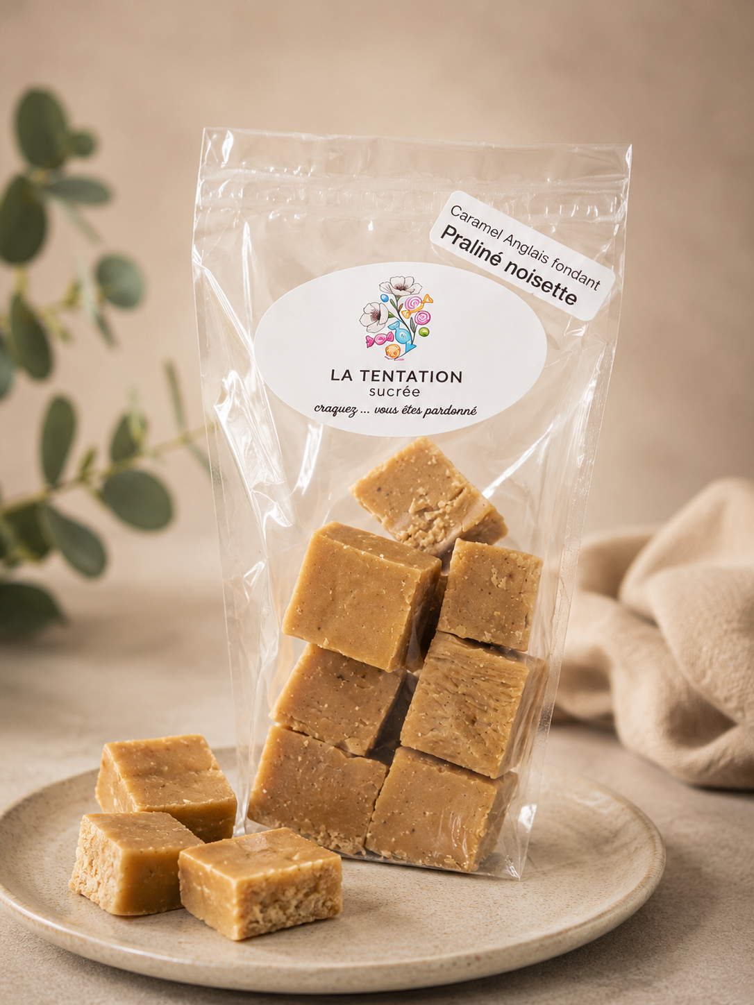 Caramel Anglais Artisanal Praliné Noisette
