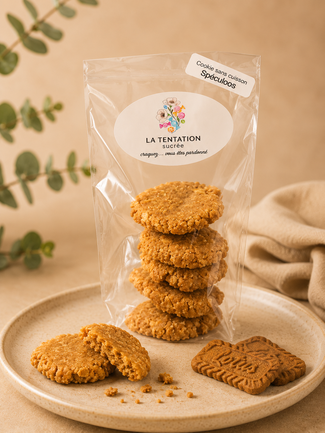 Cookies sans Cuisson – Spéculoos